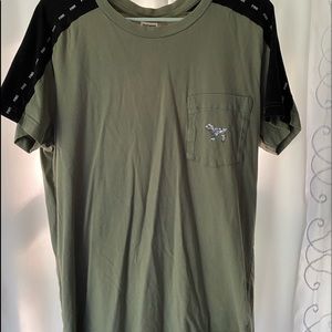 Army Green Sequin T-shirt